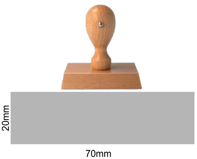 Stempel Klassik HOLZ
